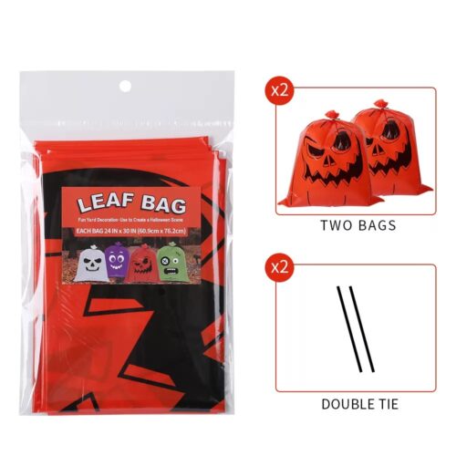 Small Halloween pumpkin treat bag - Christmas Gift Bags -...