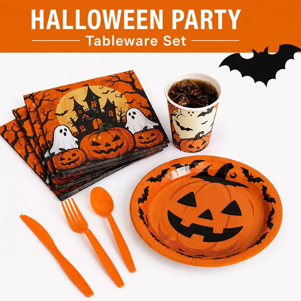 Halloween disposable tableware set - Christmas Gift Bags ...